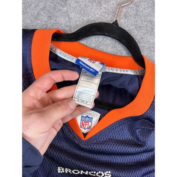 2008 Denver Broncos Jay Cutler #6 NFL Reebok Jersey Mens S Blue Orange Football - Picture 4 of 7